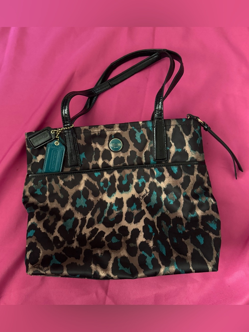 Coach Leopard Print Tote / Coach Tote / Coach Leopard Bag *NWOT*